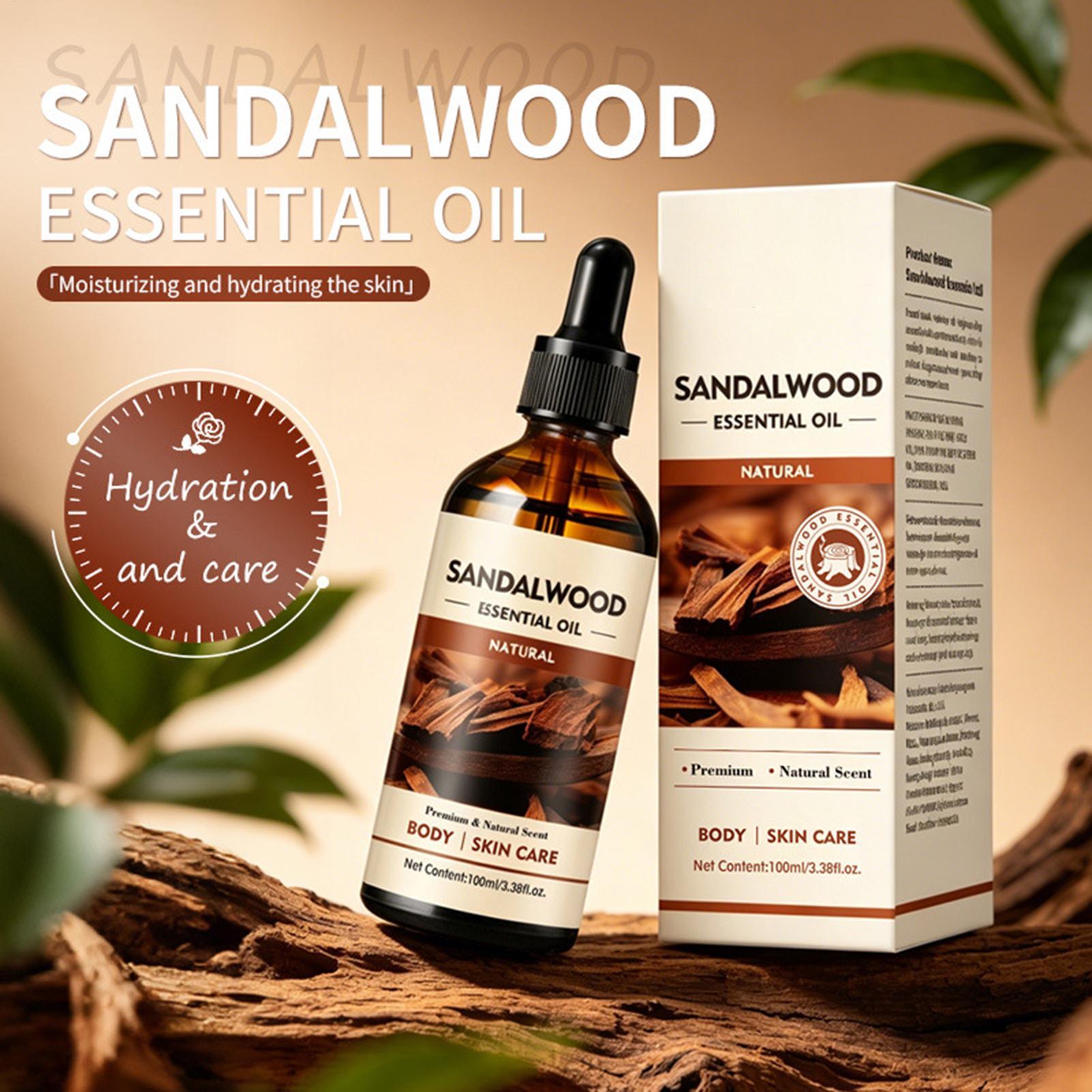 Home Fragrance Essential Oils - Sandelhout Geurolie 100ml Natuurlijke Aromatherapie Essentiële