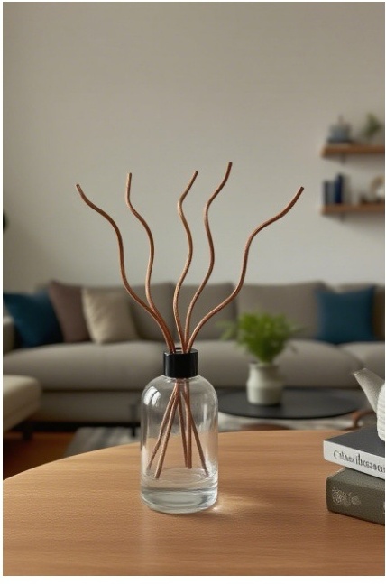 Home Fragrance Diffuser Refills - 20/40 Stuks Lange Gegolfde Rotan Rietdiffuserstokjes