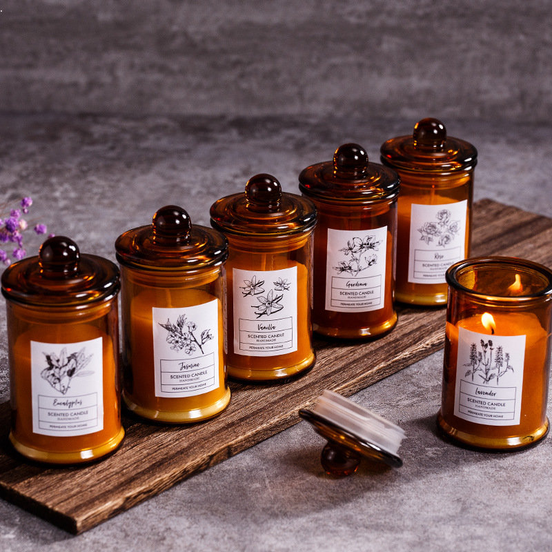 Vintage Glazen Pot Geurkaars E - Soy Wax Flake recensie en prijs