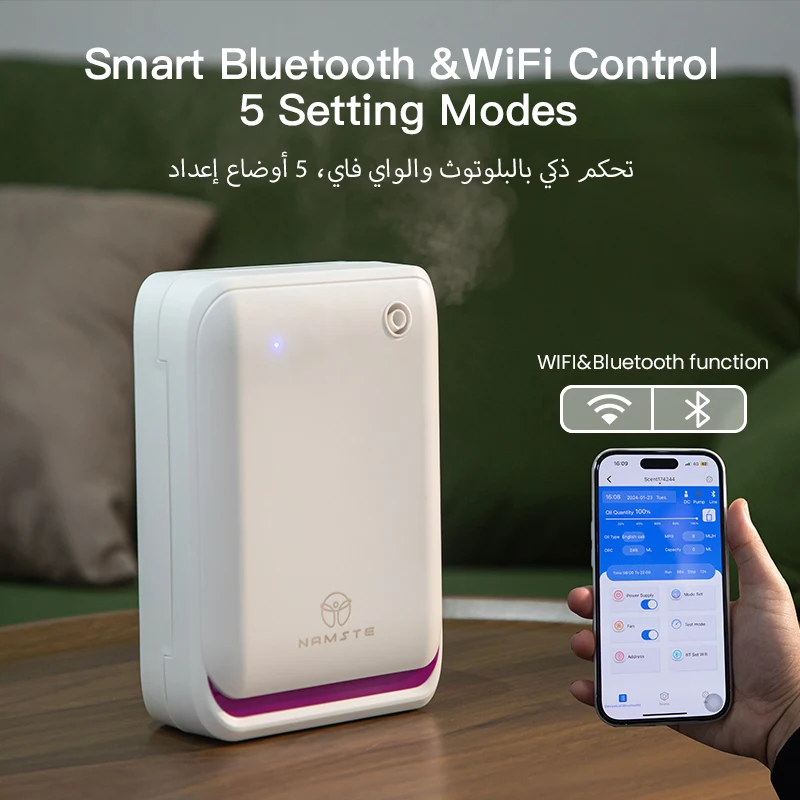 WIFI Bluetooth Geurverspreider - Home Fragrance Essential Oils recensie en prijs