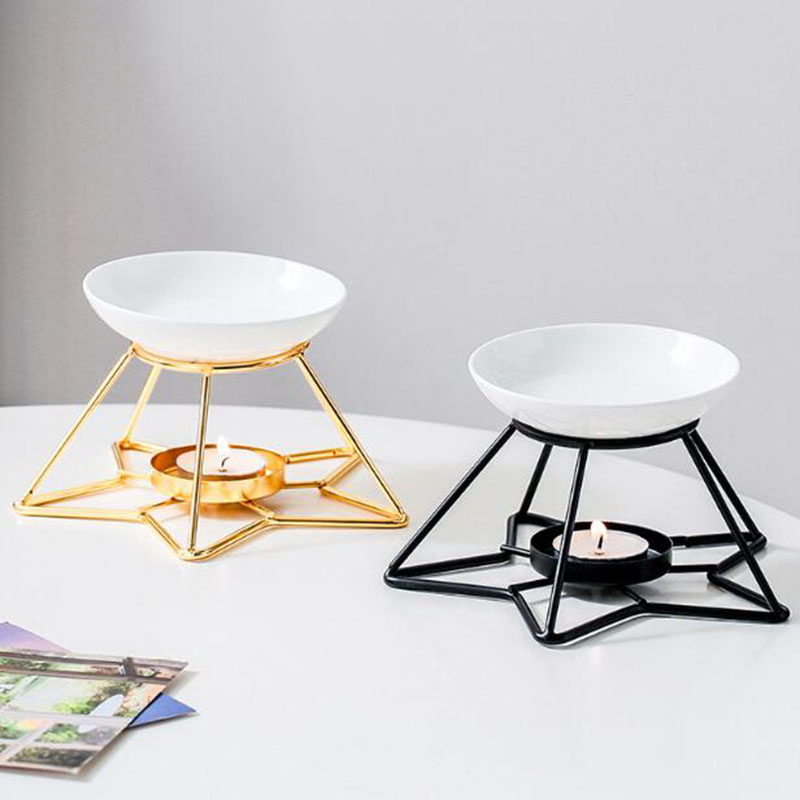 Metalen Sterrek Keramische Kom - Home Fragrance Oil Burner recensie en prijs