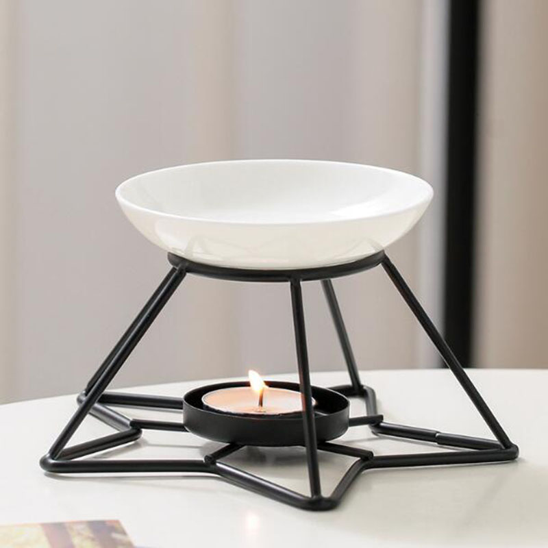 Metalen Sterrek Keramische Kom - Home Fragrance Oil Burner recensie en prijs