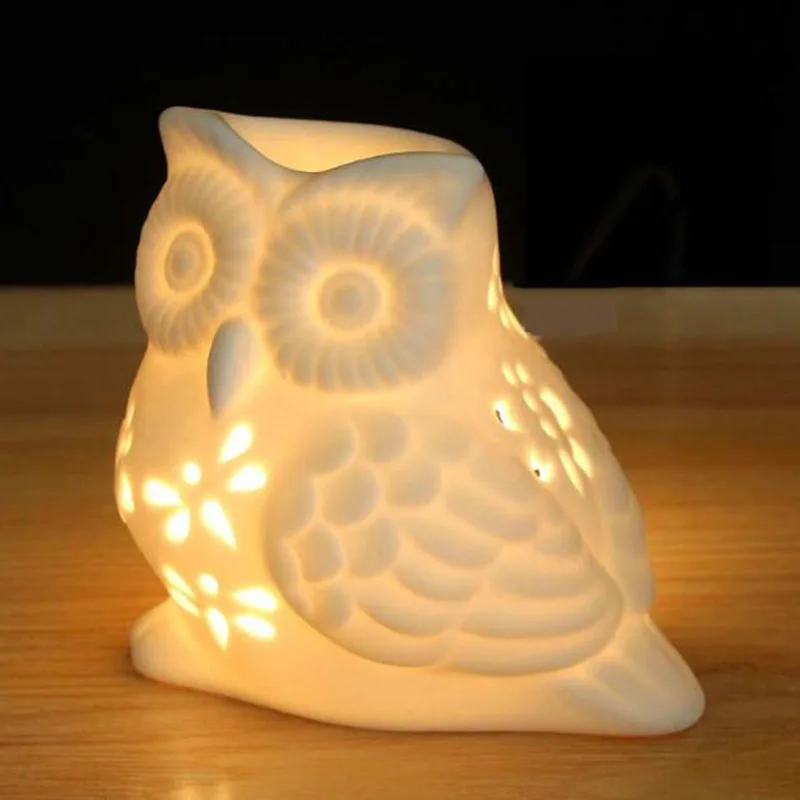 Porseleinen holle uil aromathe - Home Fragrance Oil Burner recensie en prijs