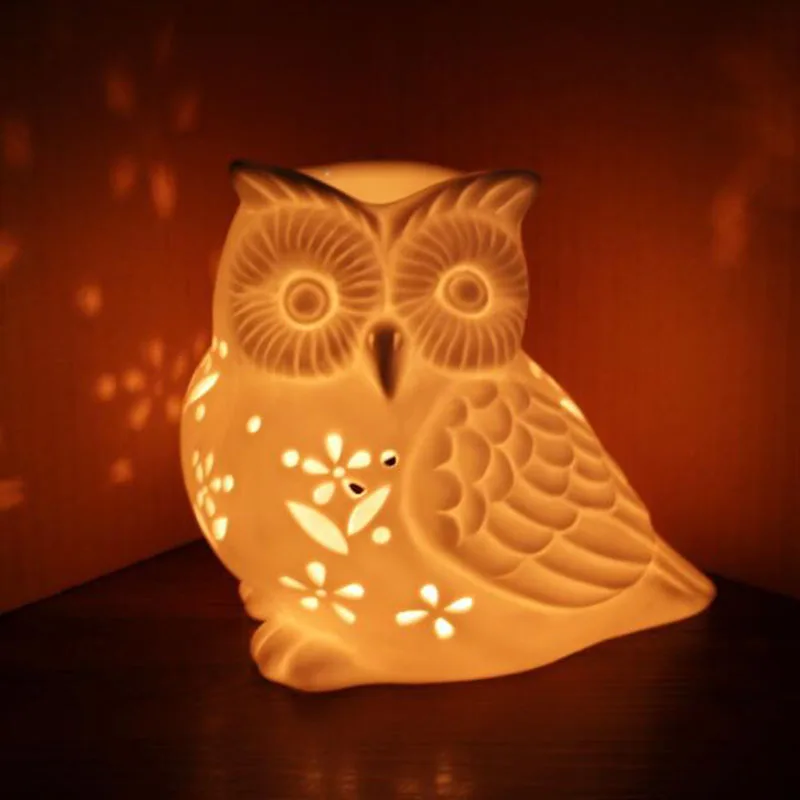 Porseleinen holle uil aromathe - Home Fragrance Oil Burner recensie en prijs