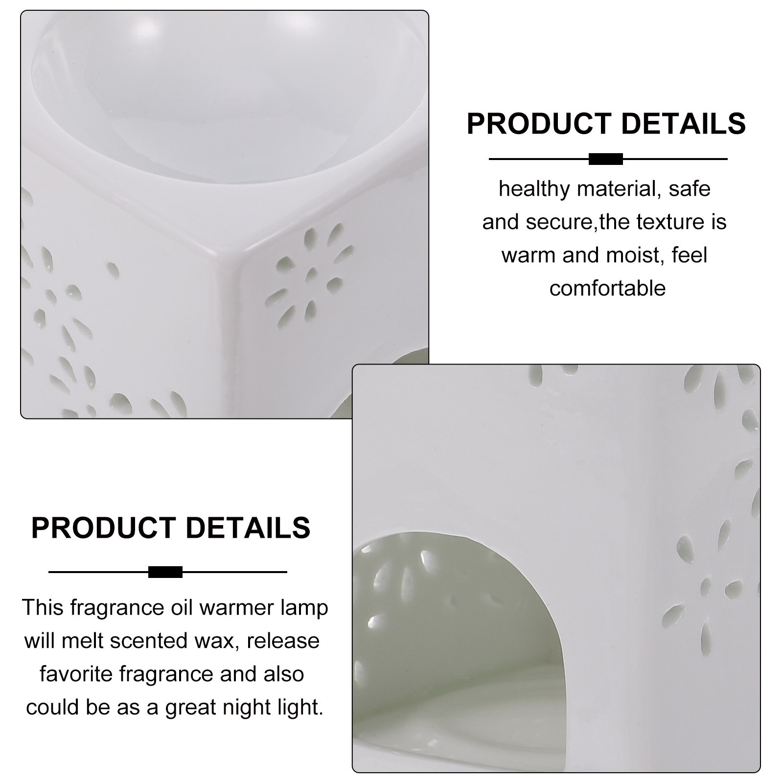Delicaat geurkaarslampje, huis - Home Fragrance Oil Burner recensie en prijs