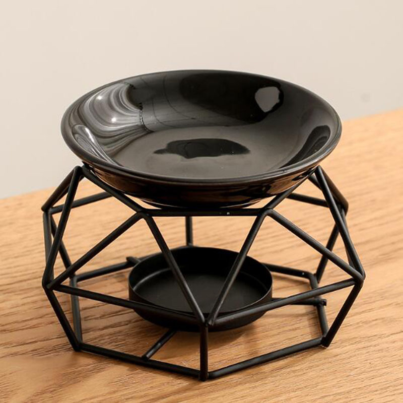 Keramische Kom Ijzeren Rek Zwa - Home Fragrance Oil Burner recensie en prijs