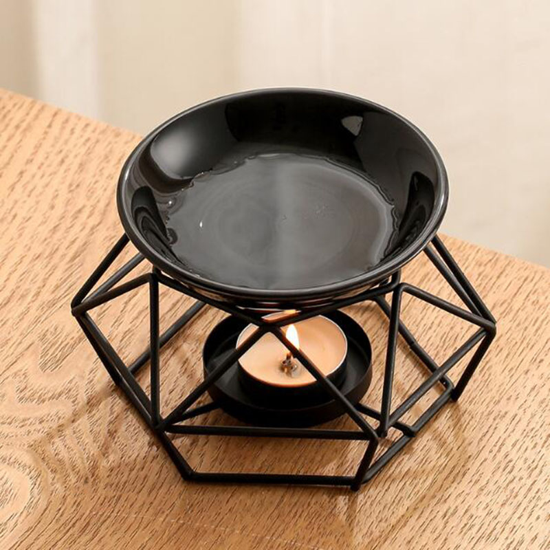 Keramische Kom Ijzeren Rek Zwa - Home Fragrance Oil Burner recensie en prijs