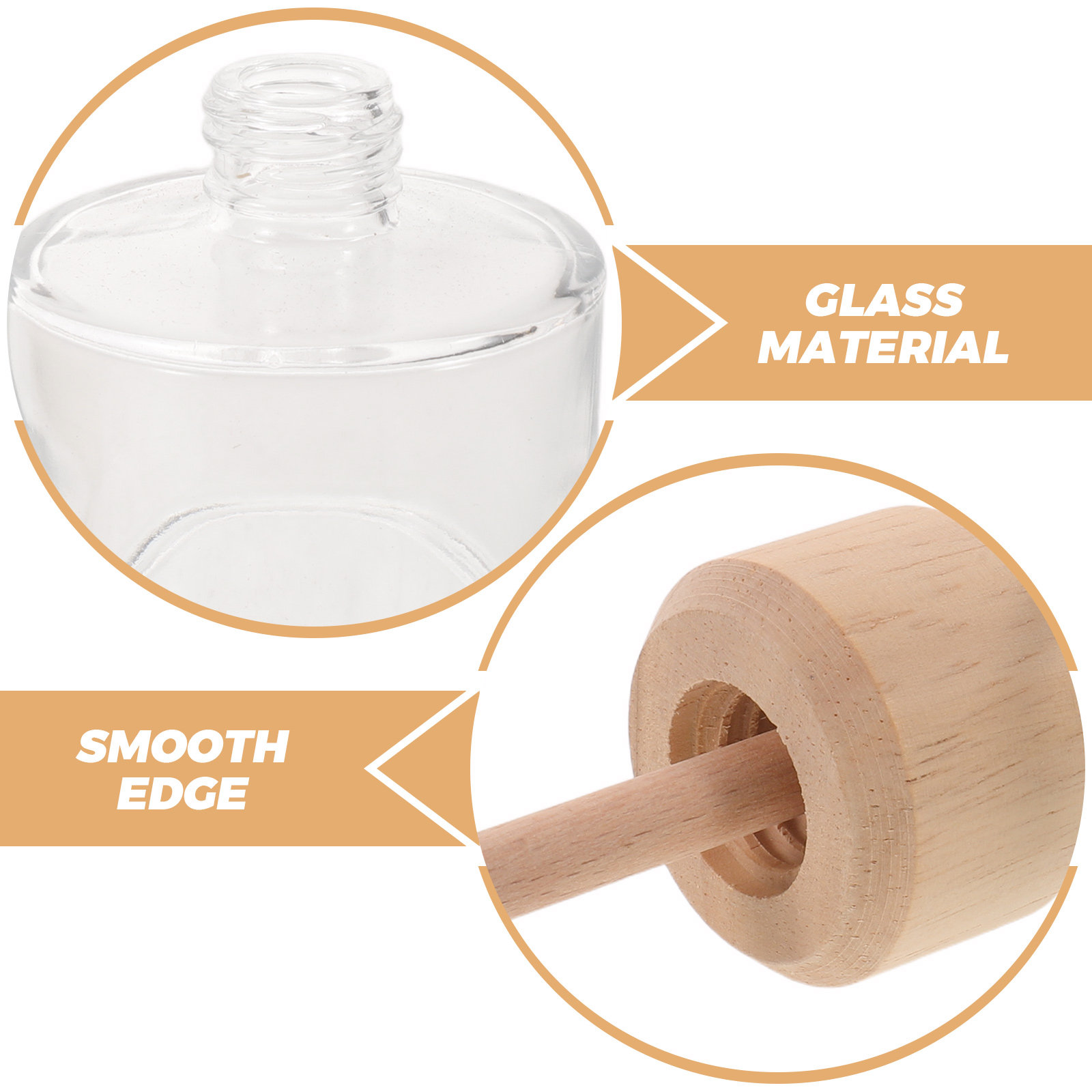 2 stuks doorzichtige glazen ri - Home Fragrance Diffuser Refills recensie en prijs